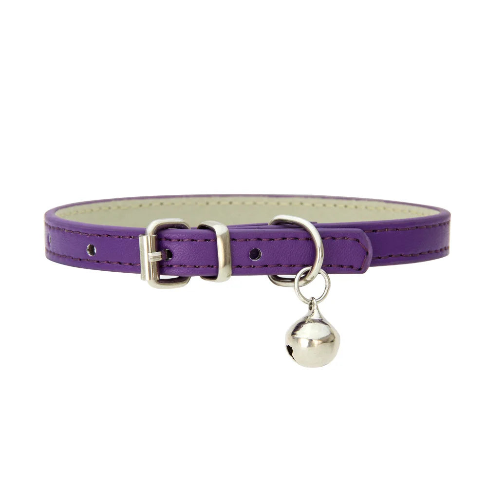 Padded Vegan Leather Collar