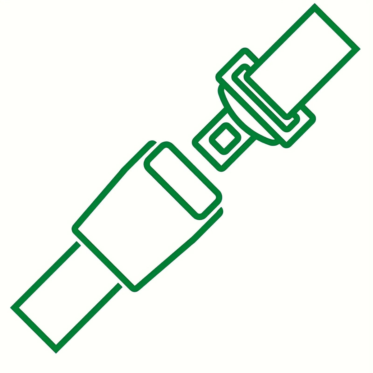Metal Seat Belt Buckle Adapters