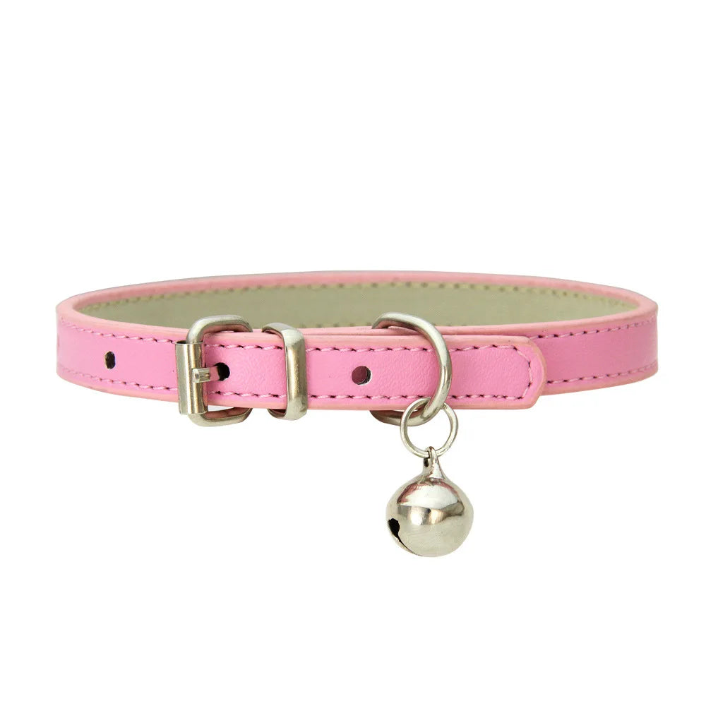 Padded Vegan Leather Collar