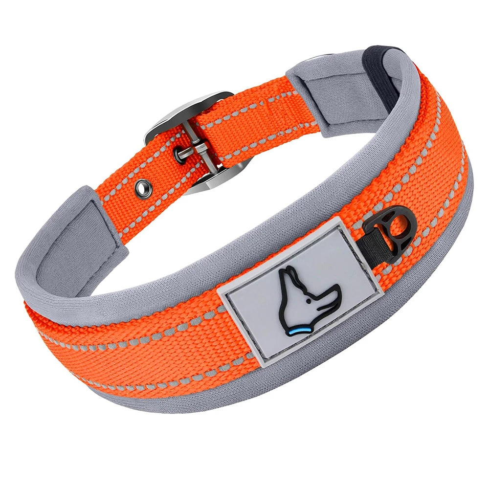 Wide Padded Reflective Collar