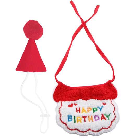 Birthday Bandana & Party Hat Set