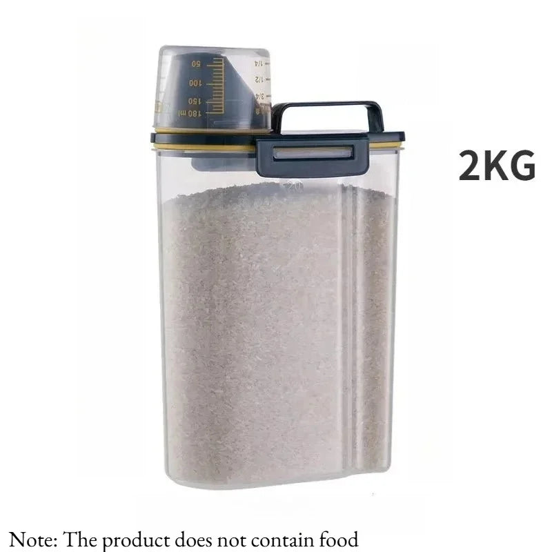 Airtight Food Container with Scoop Cup