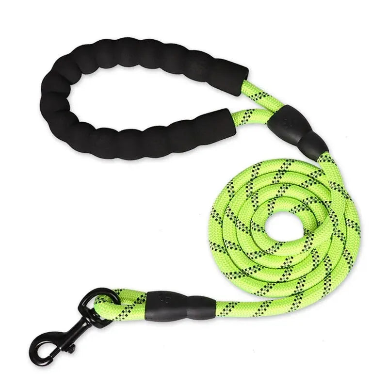 Reflective Padded-Handle Leash