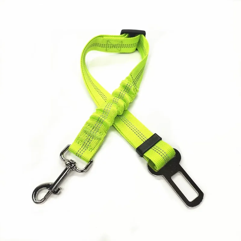 Bungee Car Seat Belt with Reflective Line