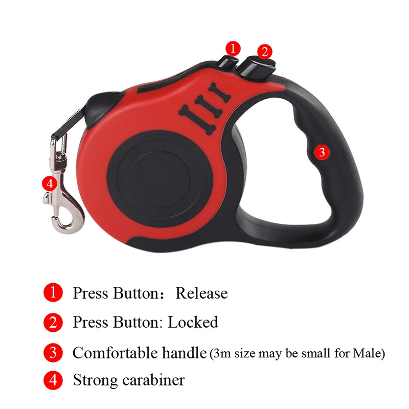 Retractable Leash (3 m / 5 m)