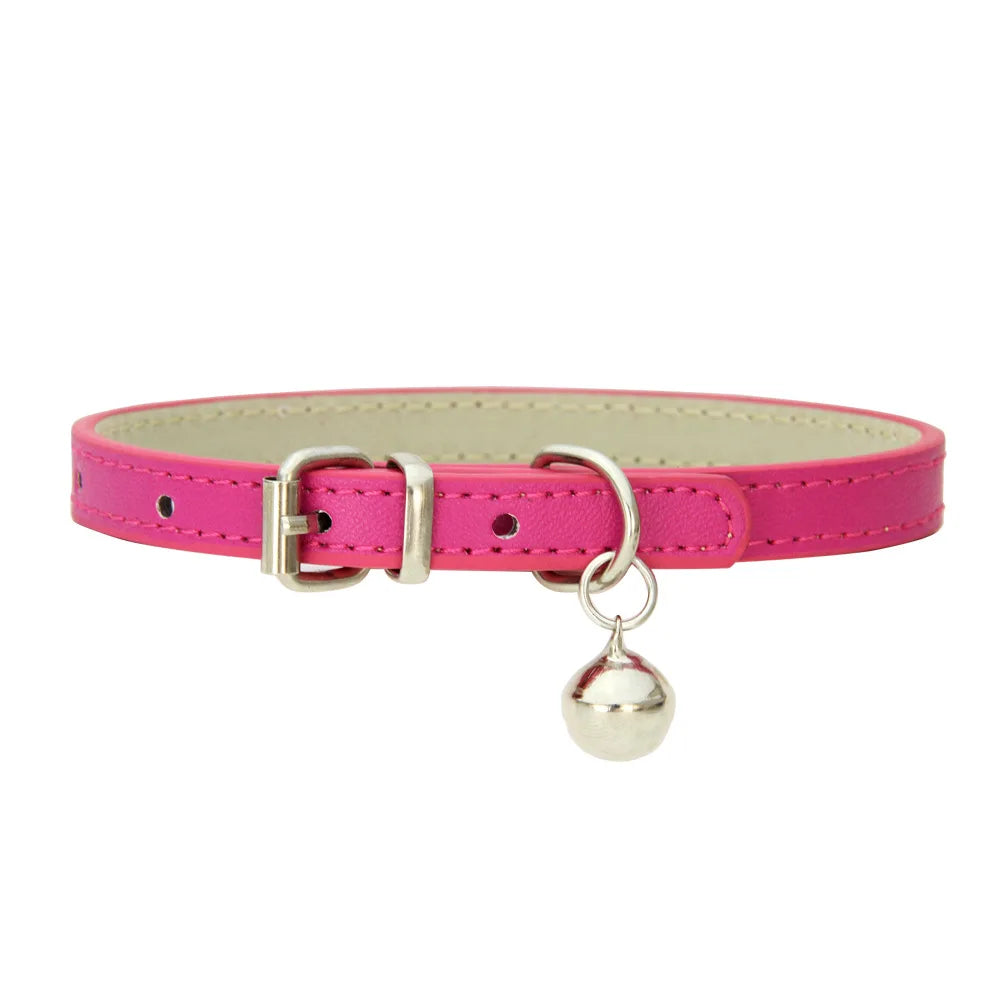 Padded Vegan Leather Collar