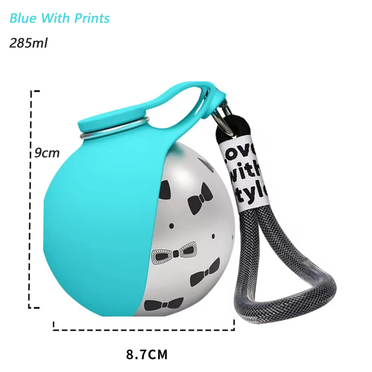 2-in-1 Stainless Water Bottle & Bowl