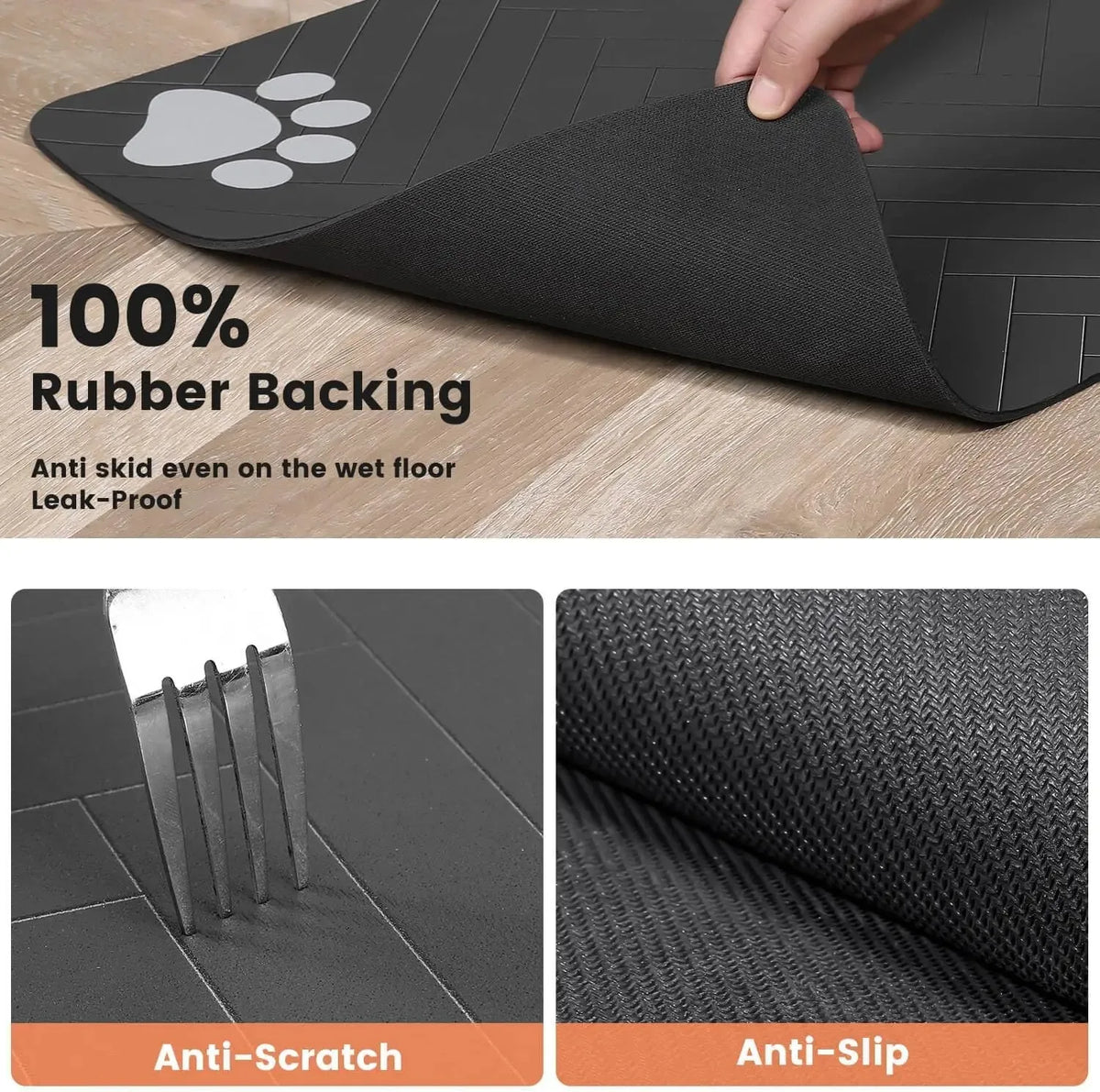 Absorbent Quick-Dry Feeding Mat