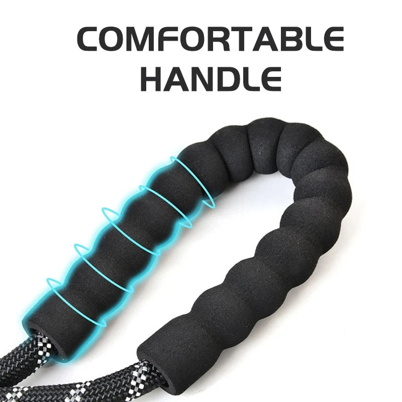 Reflective Padded-Handle Leash
