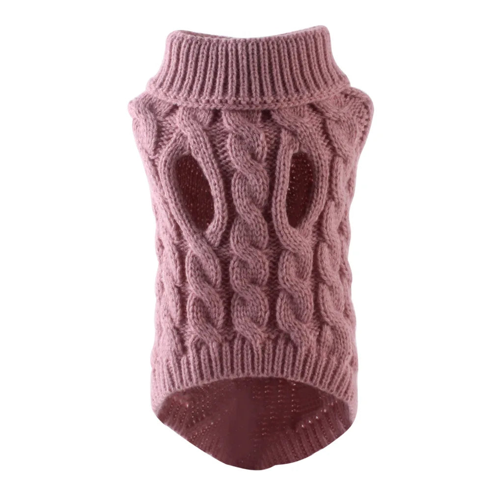Turtleneck Cable Knit Sweater