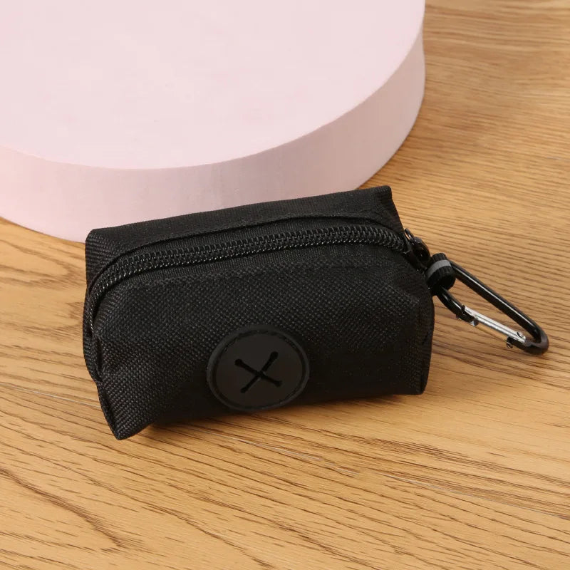 Canvas Poop Bag Holder with Carabiner