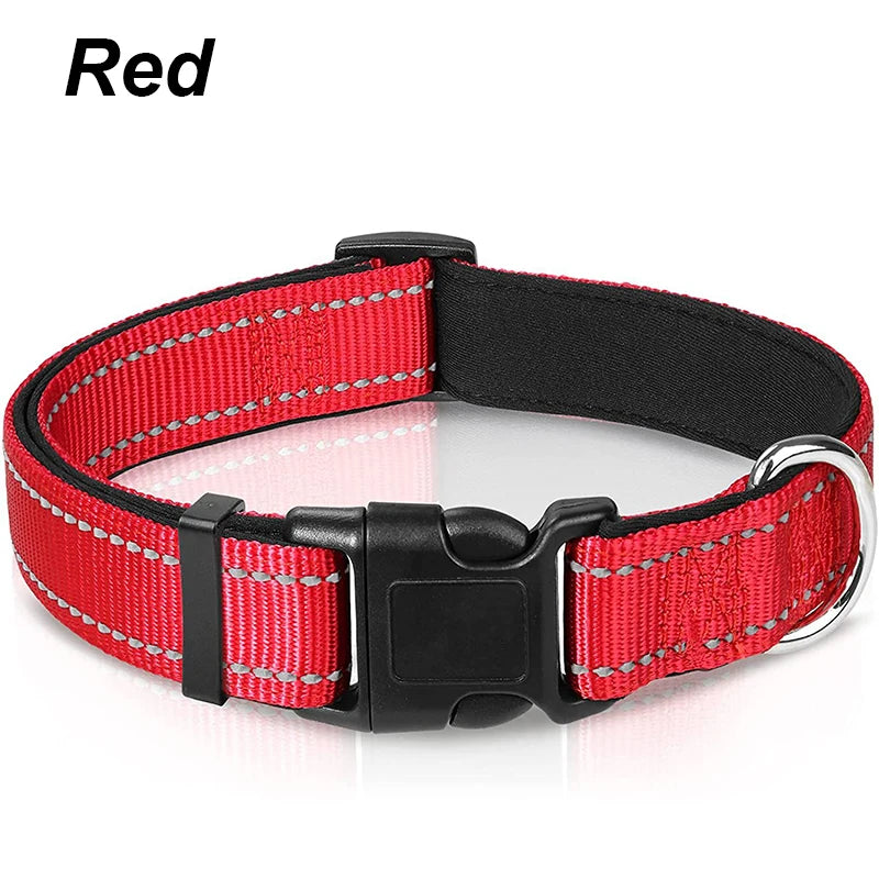 Reflective Padded Dog Collar