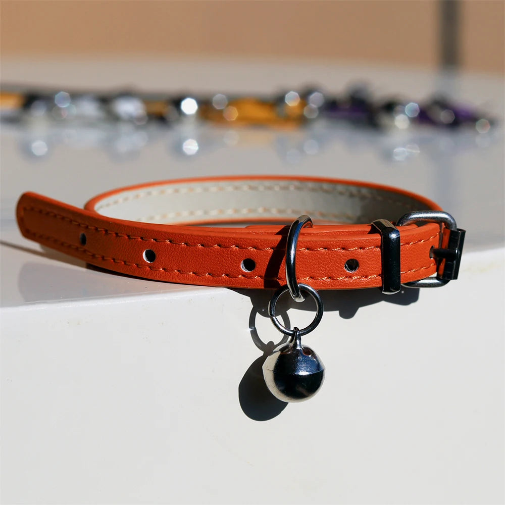 Padded Vegan Leather Collar