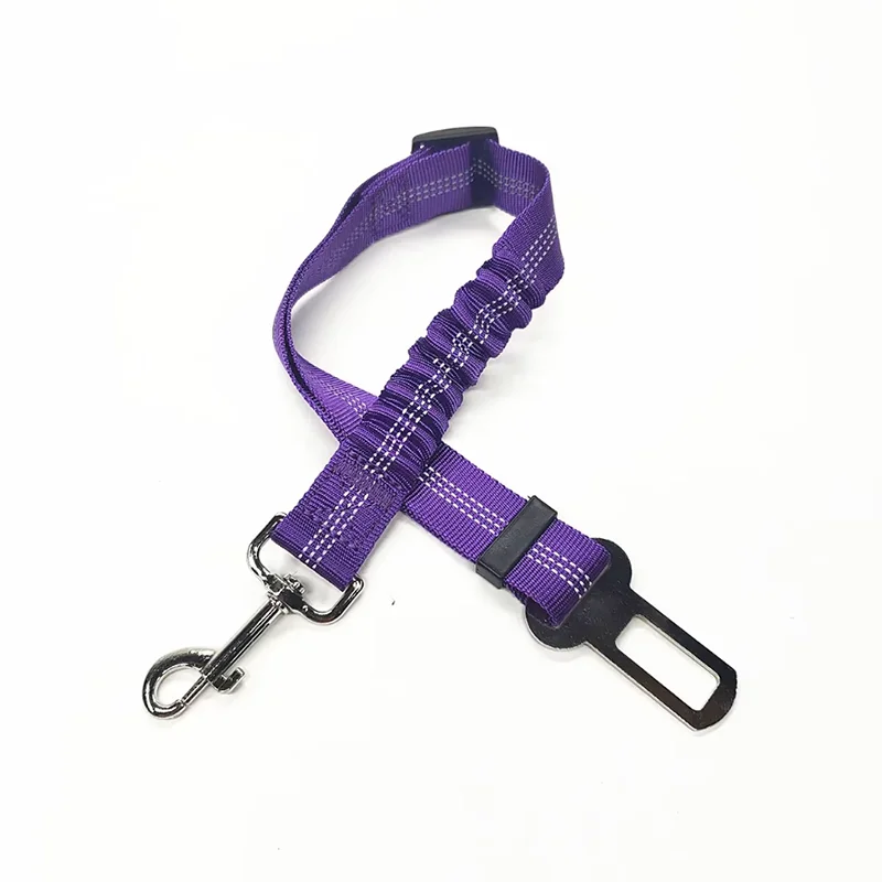 Bungee Car Seat Belt with Reflective Line