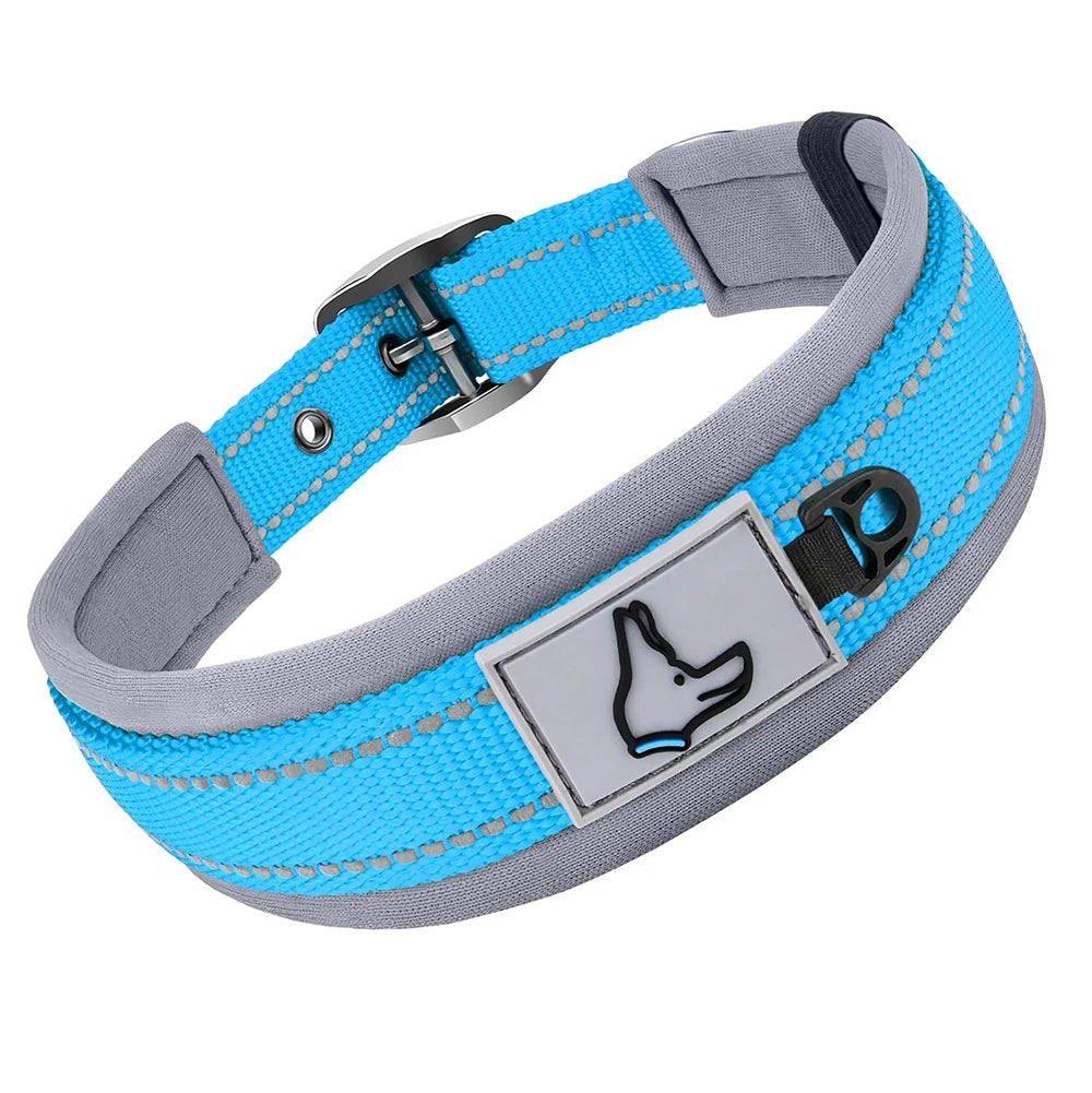 Wide Padded Reflective Collar