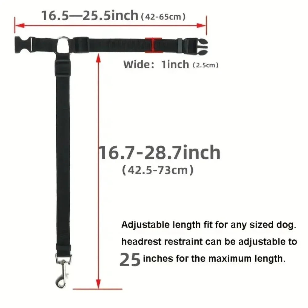 Headrest Restraint Seat Belt