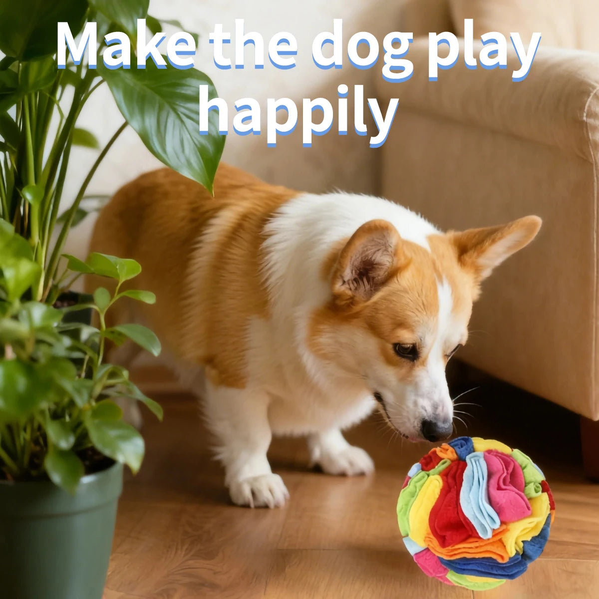 Fleece Snuffle Ball