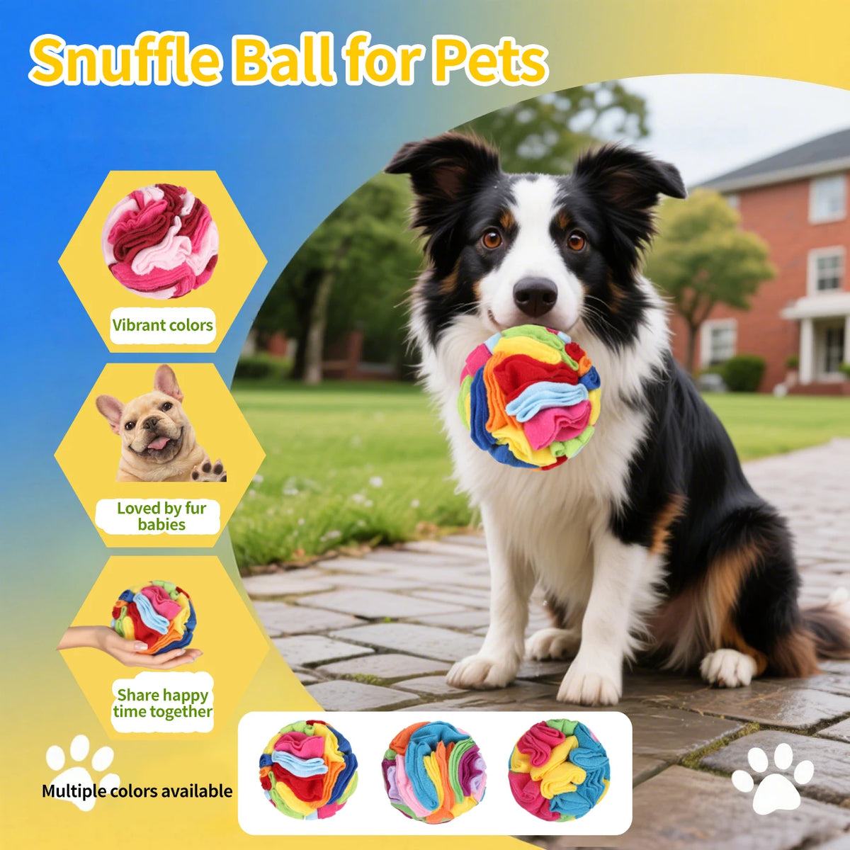 Fleece Snuffle Ball