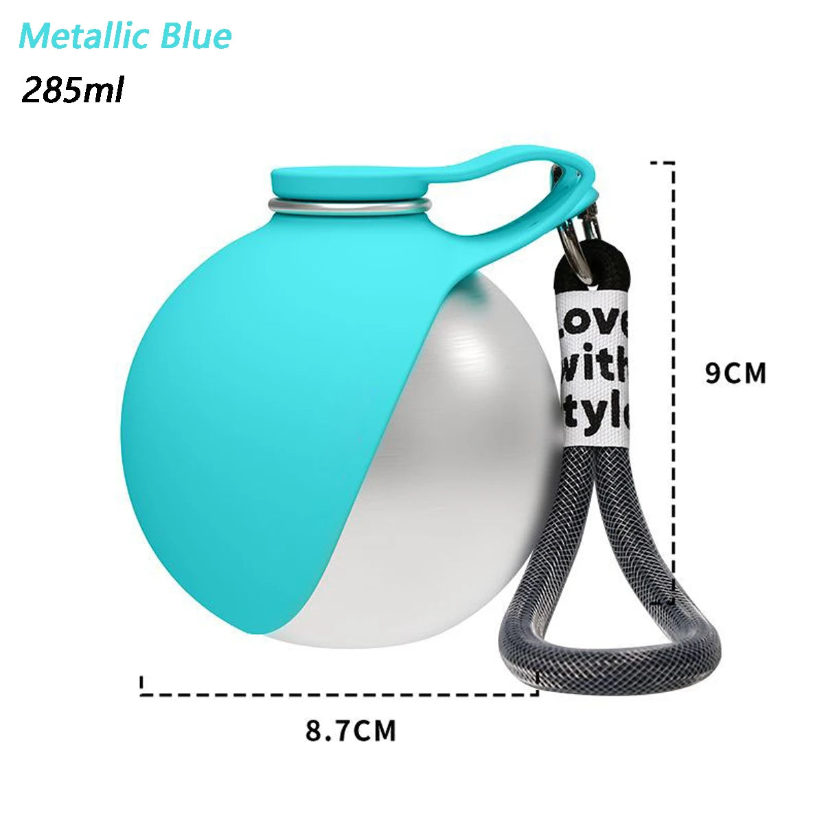 2-in-1 Stainless Water Bottle & Bowl