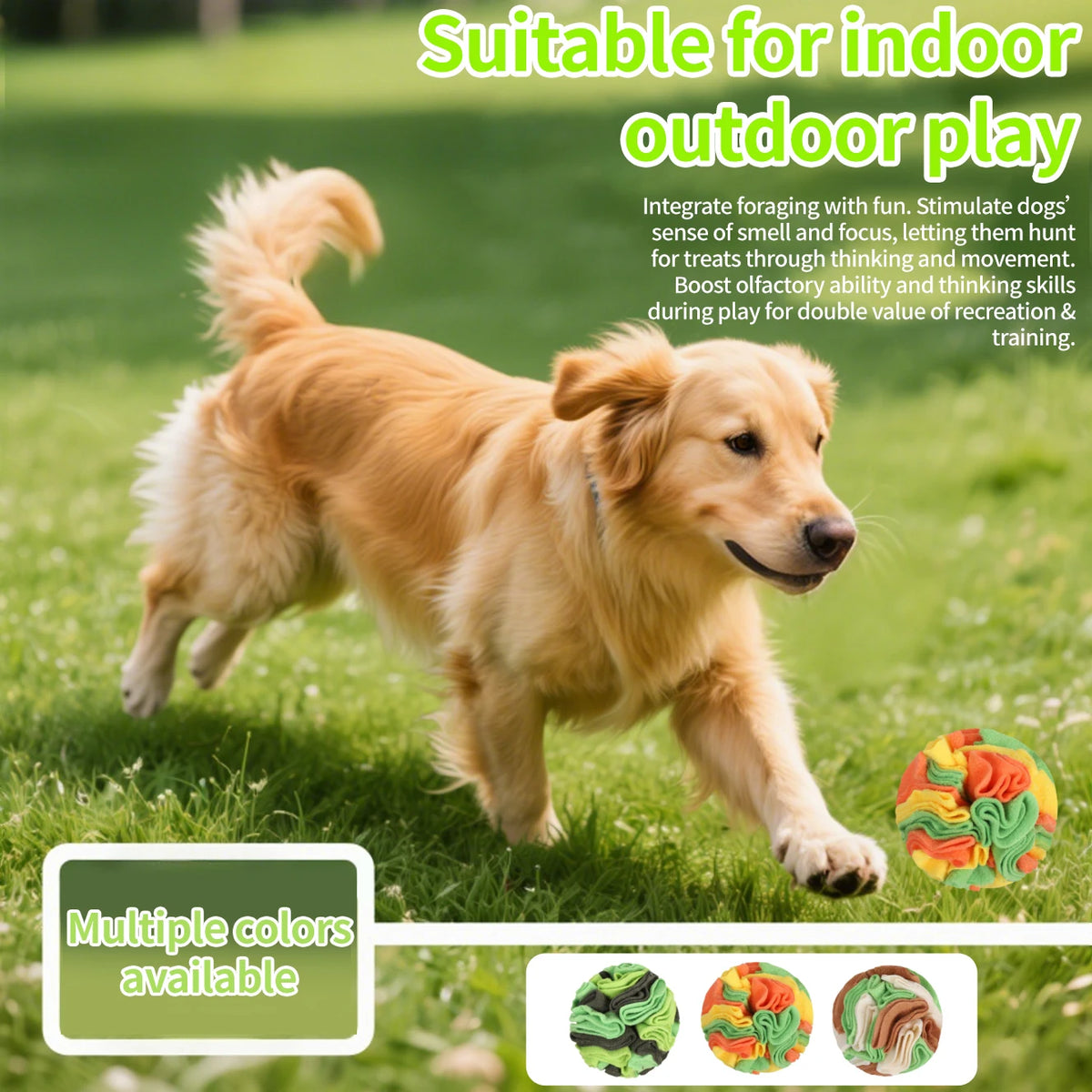 Fleece Snuffle Ball