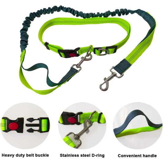 Hands-Free Waist Belt Leash