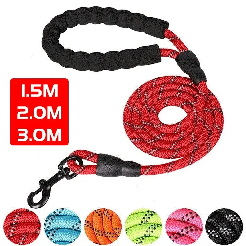 Reflective Padded-Handle Leash