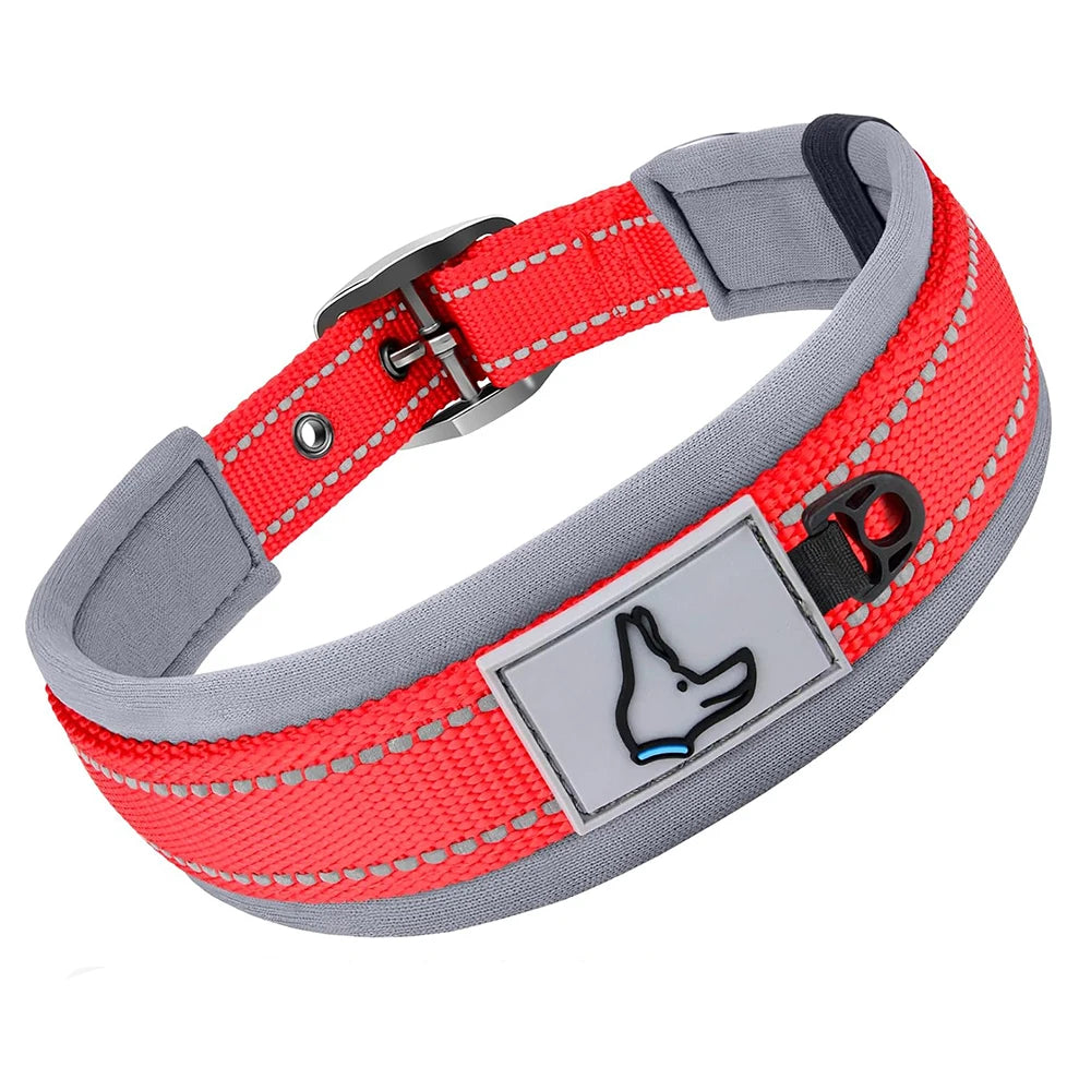 Wide Padded Reflective Collar