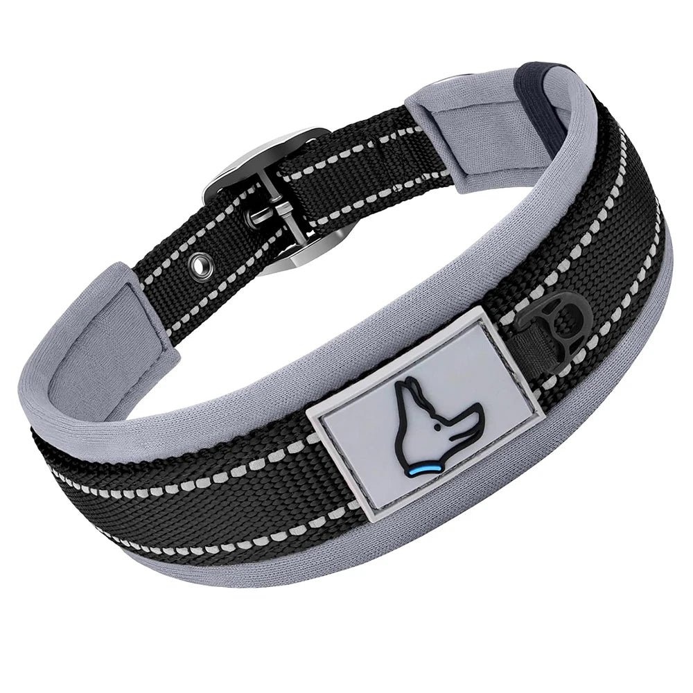 Wide Padded Reflective Collar