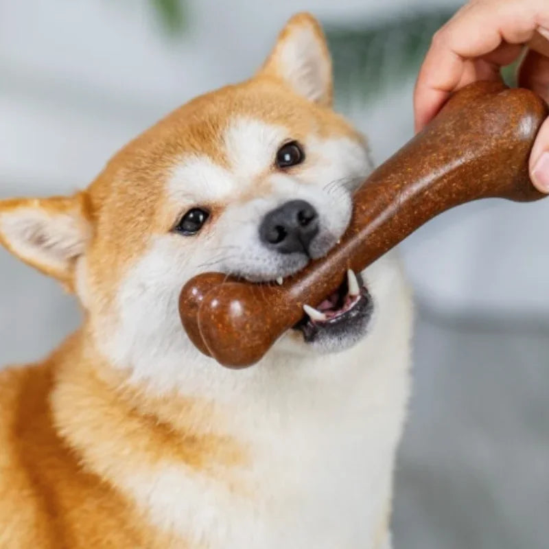 Wood-Grain Chew Bone