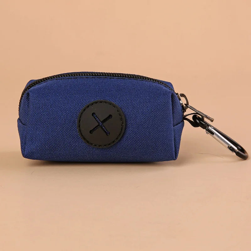 Canvas Poop Bag Holder with Carabiner