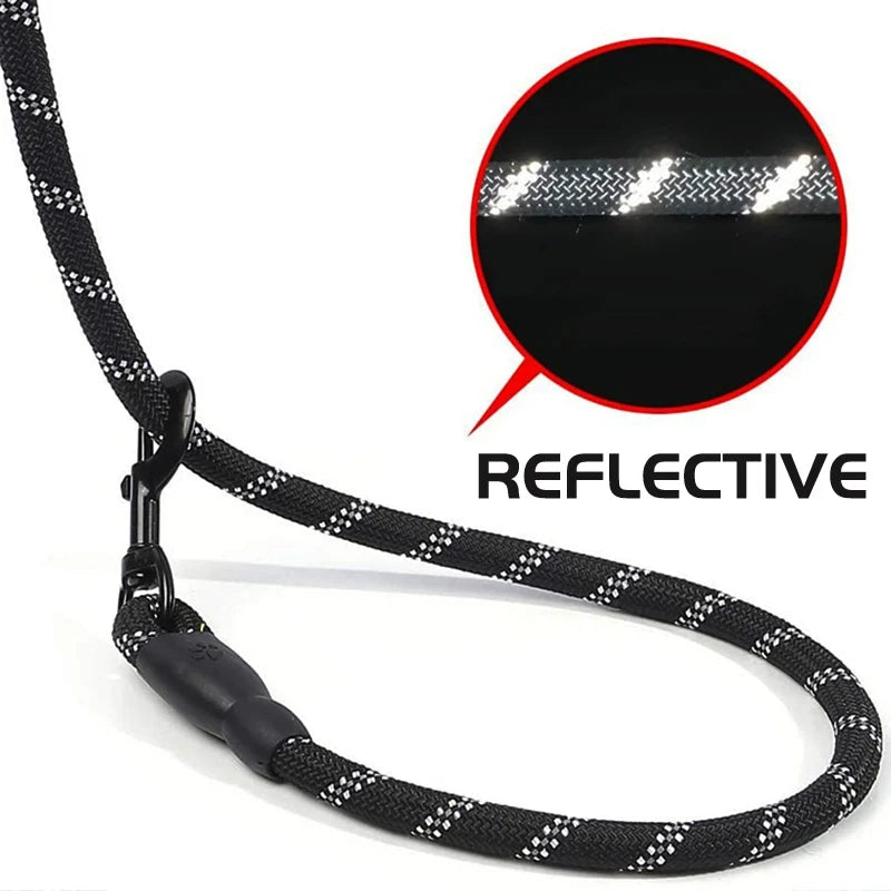 Reflective Padded-Handle Leash