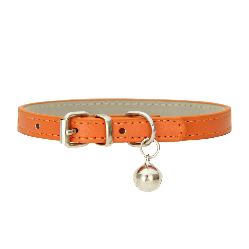 Padded Vegan Leather Collar