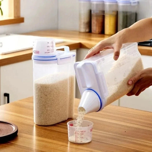 Airtight Food Container with Scoop Cup