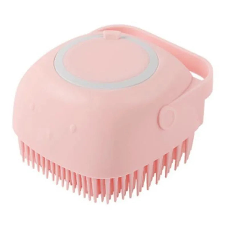 Silicone Bath Brush with Shampoo Reservoir