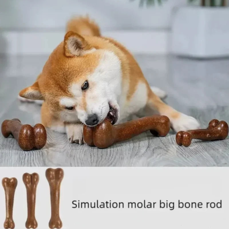 Wood-Grain Chew Bone