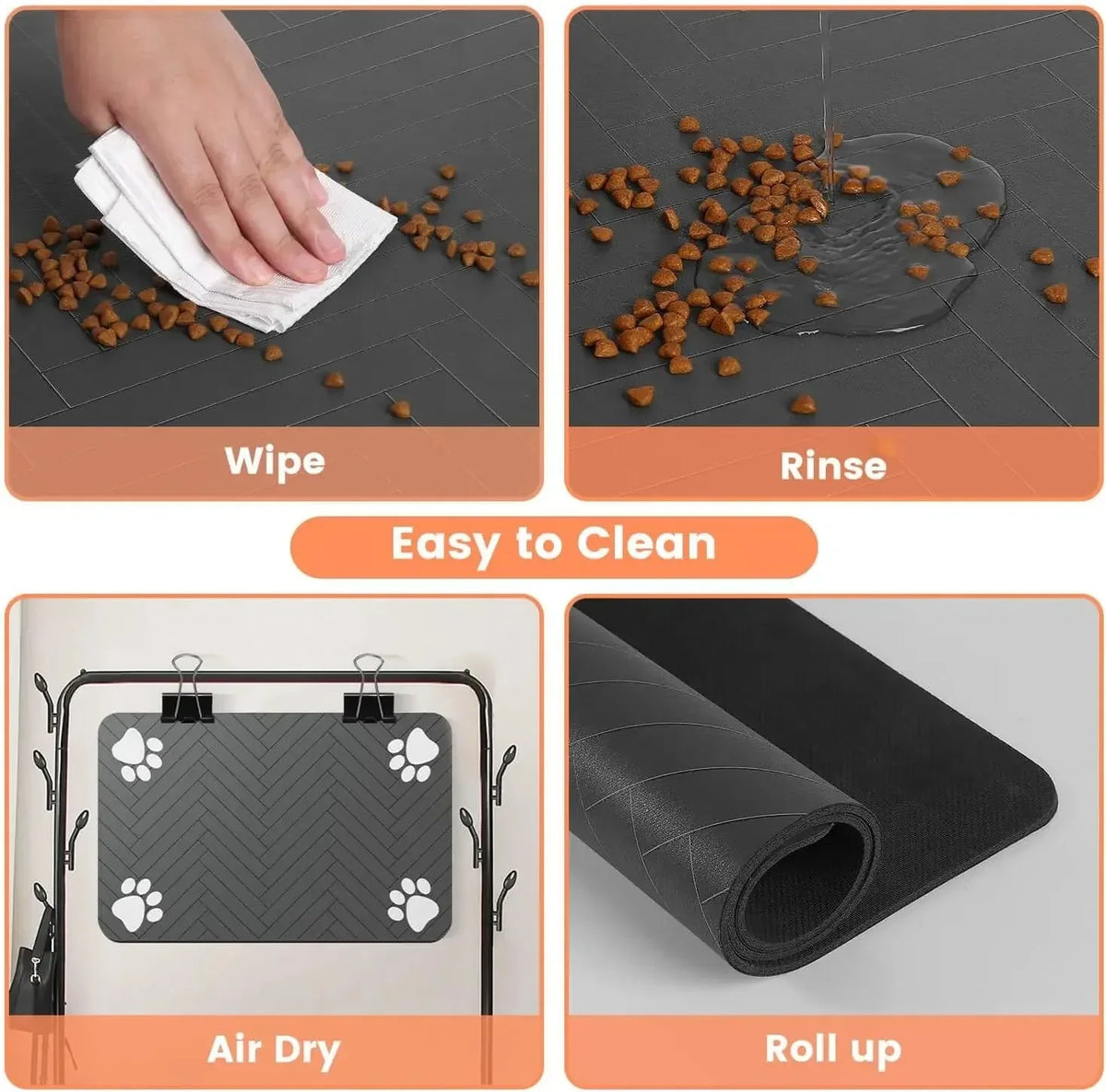 Absorbent Quick-Dry Feeding Mat