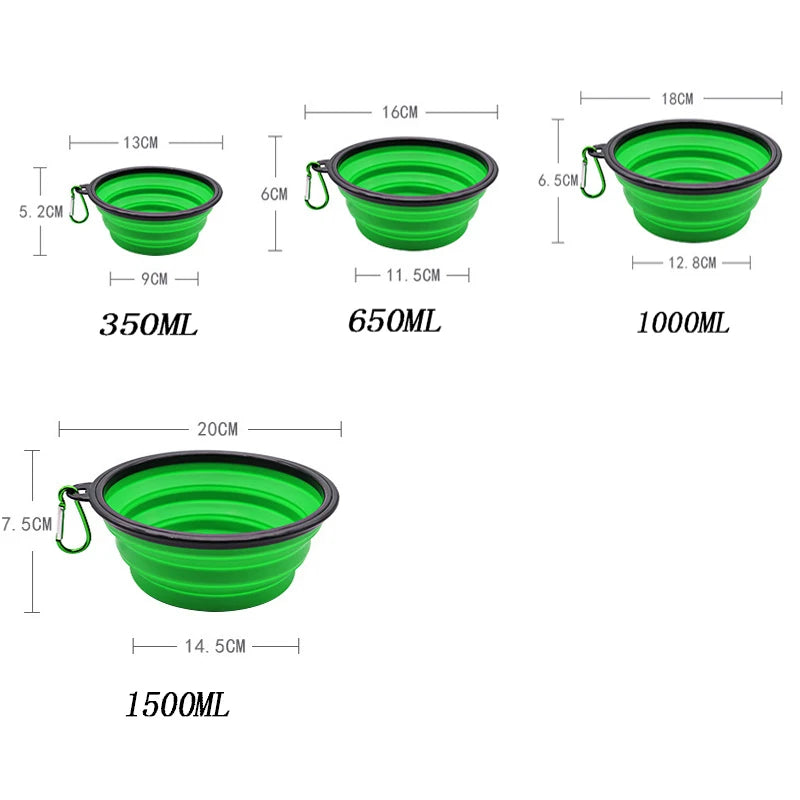 2-in-1 Folding Bowl with Carabiner
