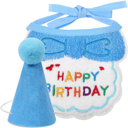 Birthday Bandana & Party Hat Set