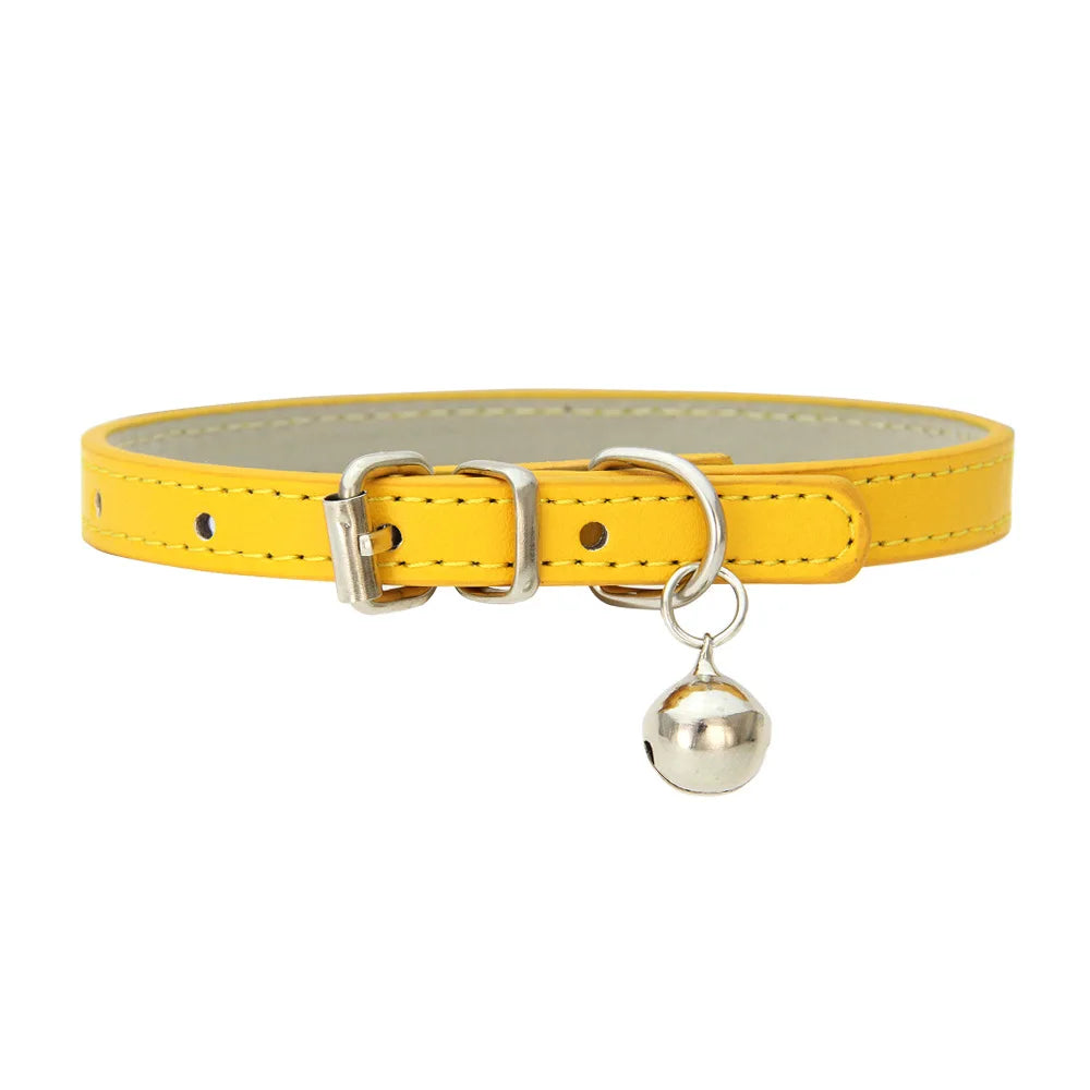 Padded Vegan Leather Collar