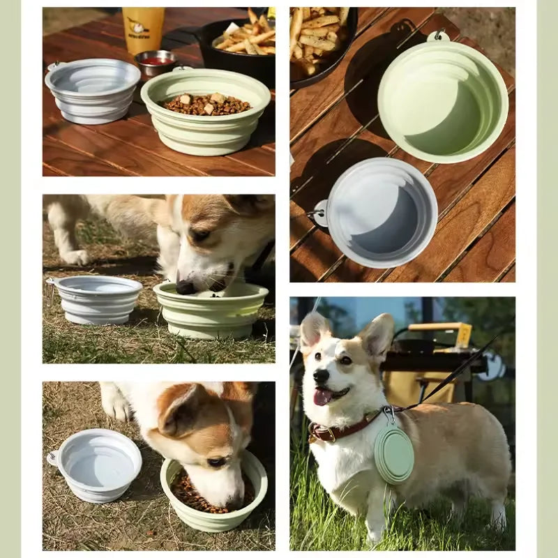 Large Foldable Silicone Travel Bowl