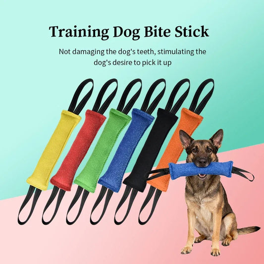 Jute Bite Pillow Tug Toy