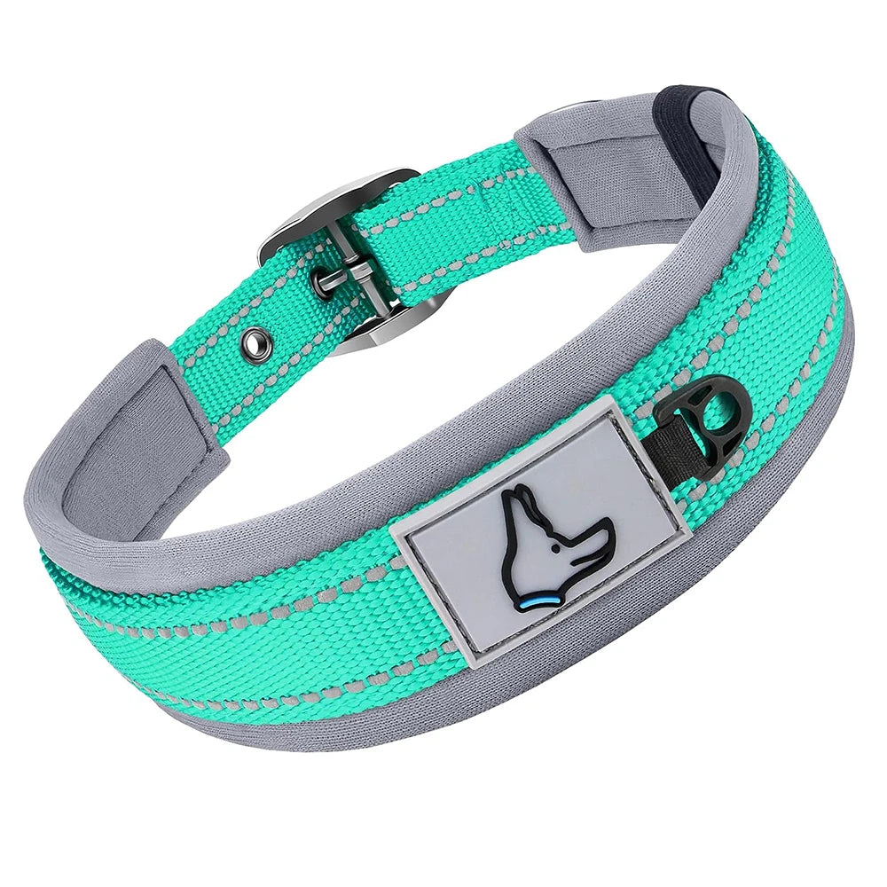 Wide Padded Reflective Collar
