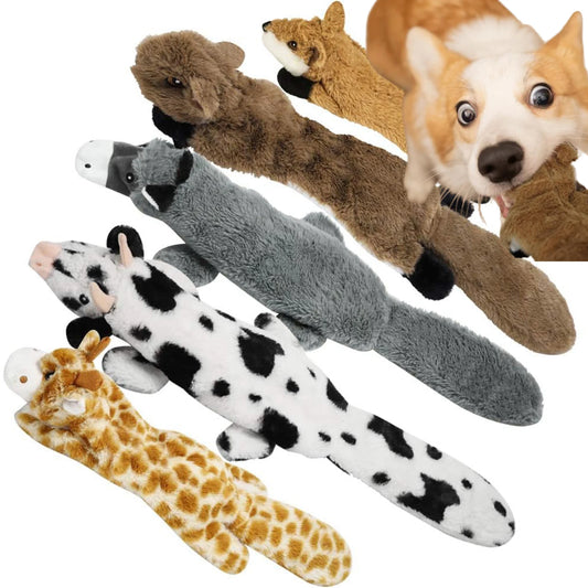 No-Stuffing Crinkle Squeaky Toy - Pick Your Animal