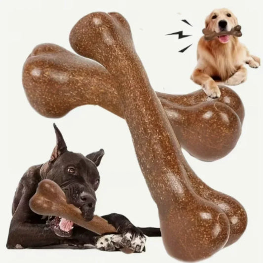 Wood-Grain Chew Bone