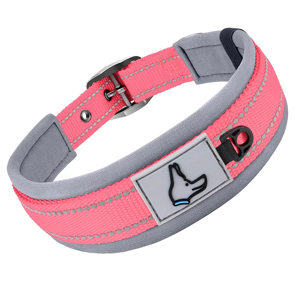 Wide Padded Reflective Collar