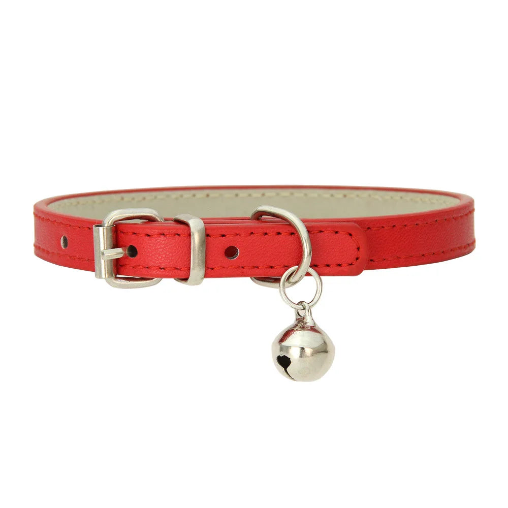 Padded Vegan Leather Collar