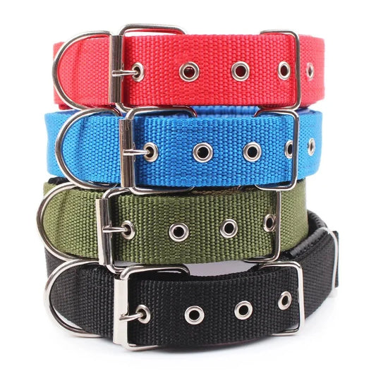 Classic Solid Nylon Dog Collar