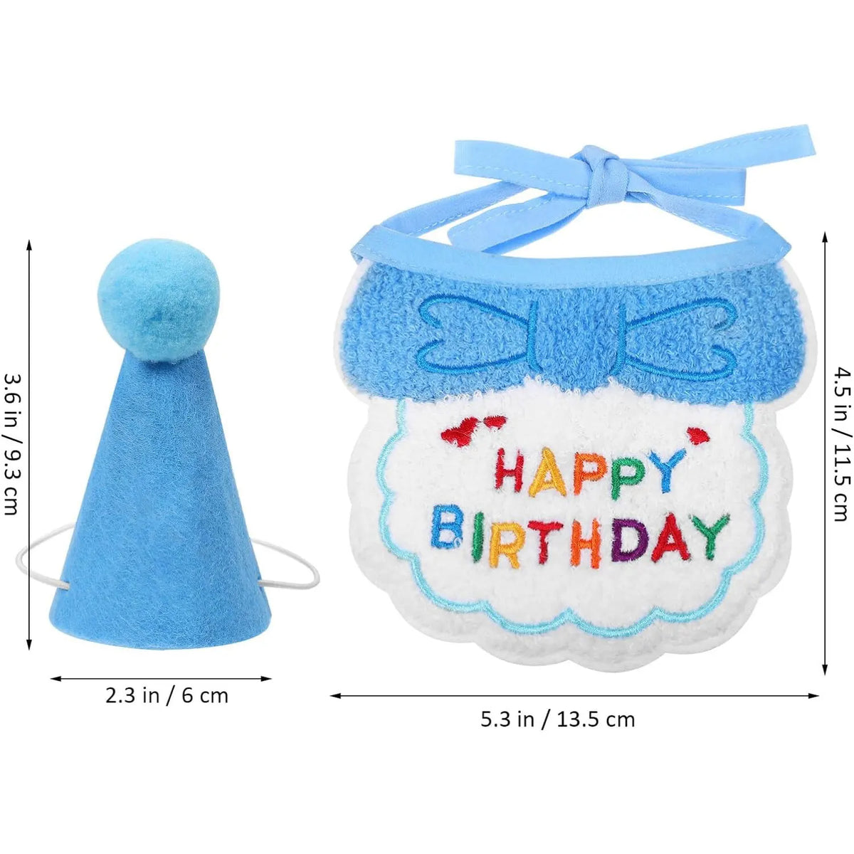 Birthday Bandana & Party Hat Set