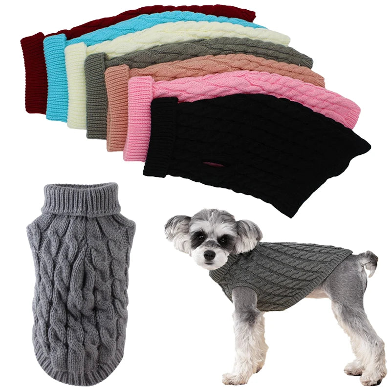 Turtleneck Cable Knit Sweater