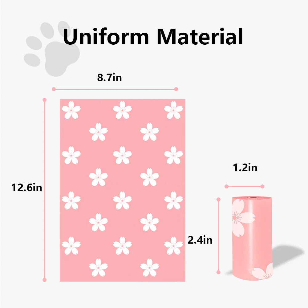 Scented Poop Bags with Dispenser